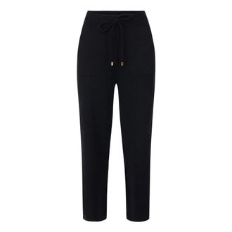 Elisabetta Franchi Pantaloni Jogger in Maglia - - Trousers - Donna - Nero - XS