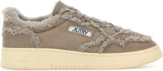 Autry Grey Suede Medalist Sneakers