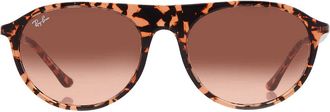 Ray-Ban Pink Gradient Black Square Unisex Sunglasses RB2215 14293B 59