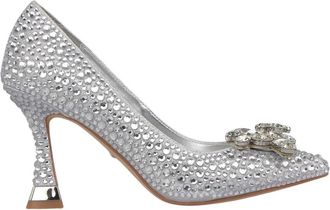 Alma En Pena Pumps met hoge hak en spitse neus zonder sluitingen - Dames - Pumps - Grijs - 36 EU - Schoenen