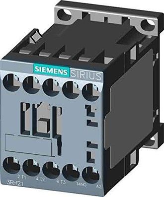 SIEMENS Contactor Auxiliar 3no 1nc Bobina 24v Cc S00 Conexi&oacute;n Por Resorte Sirius 3rh2131-2bb40