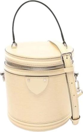 Louis Vuitton Pre-owned Vintage Bucket Bag - Dames - Vintage Tas - Geel - ONE Size - Leer - Vintage