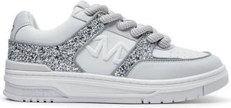 Mallet Footwear Clayton Spark Sneakers in White Grey Crystal at Nordstrom, Size 11