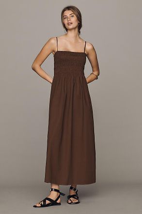 Pistola Denim Bianca Sleeveless A-Line Maxi Dress