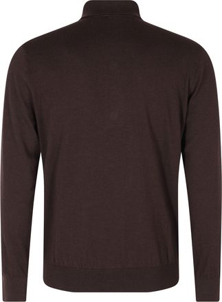 Eleventy 4-Button Cotton-Cashmere Polo Shirt
