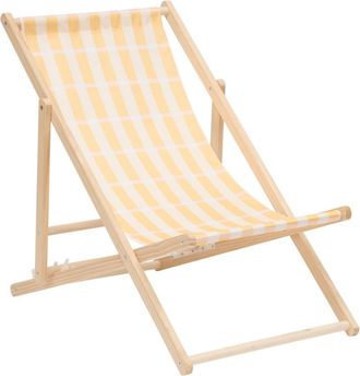 5five Simply Smart Silla De Jard&iacute;n Plegable Amarilla - 5five