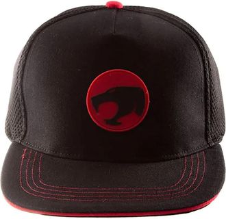 Retro Styler Thundercats Logo Rubber Badge Mesh Snapback Cap - Black - One Size Fits Most - Classic Adjustable Snapback Strap - 100% Officially Licensed Thundercat