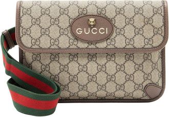 Gucci Beige Gg Supreme Canvas Neo Vintage Belt Bag (Authentic Pre-Loved)