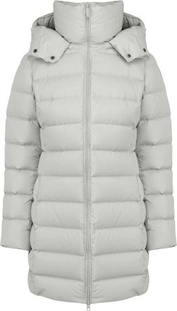 Bomboogie Chaqueta acolchada con capucha de corte entallado - Coats - Mujer - Gris - 2XL