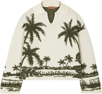 Alanui Maglione con stampa - Toni neutri