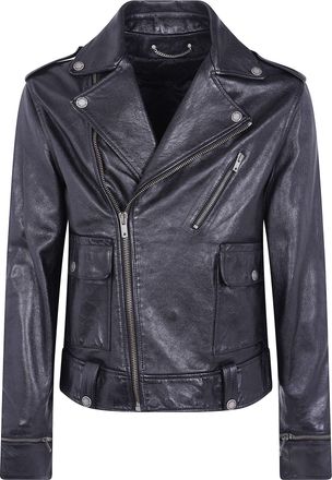 Golden Goose Jacket Leather Golden MS