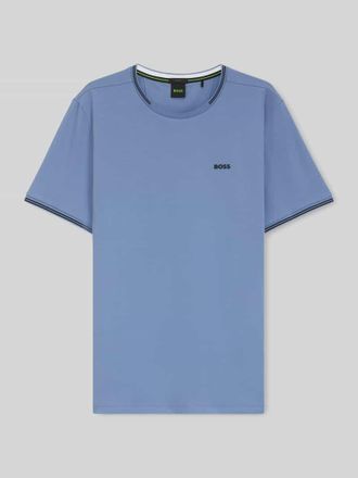 HUGO BOSS Regular Fit T-Shirt aus Baumwoll-Mix Modell TAUL in Blau, Gr&ouml;&szlig;e XXL