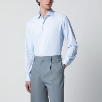 Xacus Active Tailor Fit shirt light blue