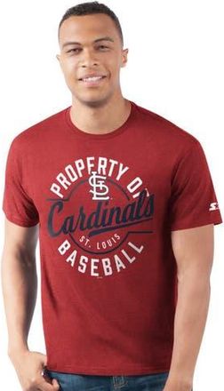 Starter Mens Starter Red St. Louis Cardinals Prime Time Property Of T-Shirt at Nordstrom, Size Medium