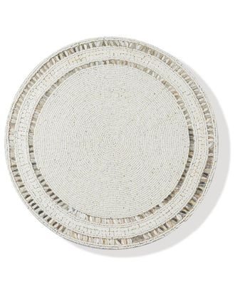 Tiramisu Coastal Pearl Beaded Placemat