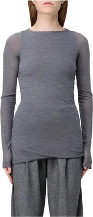 Liviana Conti Stijlvolle Tops en Polos - Dames - Longsleeves - Blauw - S - Tops