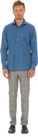 Borriello Denim Shirt with Press-Stud Buttons