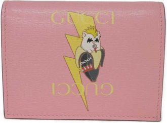 Gucci Light Pink Pink Leather Wallet (Bi-Fold) (Pre-Owned)