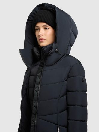 Khujo Steppmantel KHUJO FISKA, Damen, Gr. L (40), port blau, Steppware, Obermaterial: 100% Polyester. Futter: 100% Nylon. Wattierung: 100% Polyester, unifar