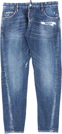Dsquared2 Slim Twist Jeans - Heren - Regular Fit Jeans - Blauw - M - Katoen - Jeans