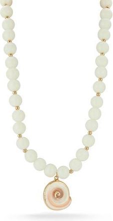 Sphera Milano Shell Pendant Necklace in Gold at Nordstrom Rack