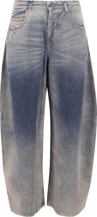 Diesel 1987 D-Khelz Jeans - Dames - Loose Fit Jeans - Blauw - W26 - Jeans