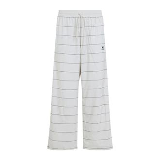 Balenciaga Tracksuit Broek - Dames - Broeken - Beige - Maat: M Polyamide