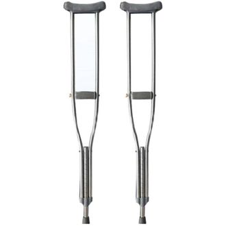 Trade Shop Trade Shop - Coppia Stampelle Sottobraccio Stampella In Alluminio Regolabile Lega Leggera