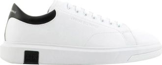 A|X Armani Exchange Witte Sneakers Leer Vietnam Gemaakt - Heren - Sneakers - Wit - 40 EU - Leer - Schoenen