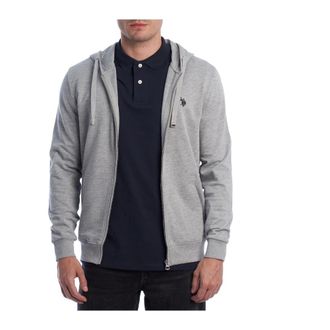 U.S.Polo Association U.s. Polo Assn., Heren, Sweatshirts & Hoodies, Grijs, Maat: S Katoen