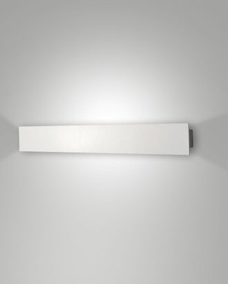 Fabas Luce Lampada Da Parete Lotus Led 20w Integrato 3000k Bianco Struttura In Alluminio Design Moderno Dimmerabile 64,5cm Classe 1 Ip20 Qualit&agrave; Premium