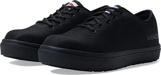 Avenger Mens Avenger Alley A401 Sneakers Black EH Composite Toe Work Shoes GAL1413