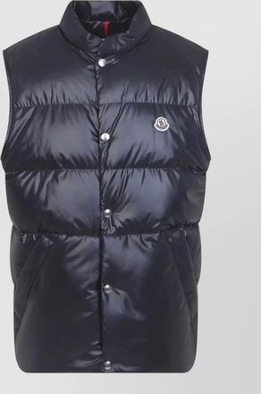 Moncler restigo high collar padded gilet jacket