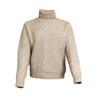 Max Mara Fingere Turtleneck - Dames - Truien - Beige - Maat: S
