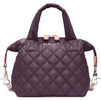 MZ Wallace Micro Sutton Tote in Raisin at Nordstrom