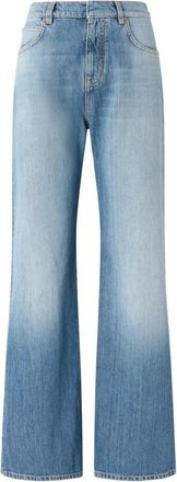 Pinko Wanda Wide Leg Jeans - Dames - Loose Fit Jeans - Blauw - W27 - Denim - Jeans