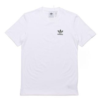 adidas originals Solid Color Logo Short Sleeve White FM3355