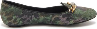 Ash Ilka Bis Ballerina Platte Schoenen - Dames - Ballerinas - Groen - 37 1/2 EU - Pailletten - Schoenen
