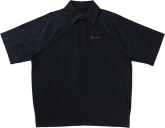 Givenchy logo-lettering polo shirt - Nero