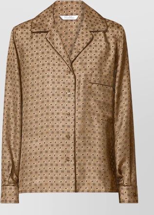 Max Mara silk printed shirt
