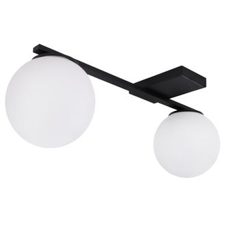 OEM L&aacute;mpara De Techo Alta Blanca 2 Bombillas E14