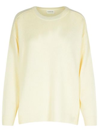 P.A.R.O.S.H. P. A.R. O.S. H. Loos Cream Wool Blend Sweater