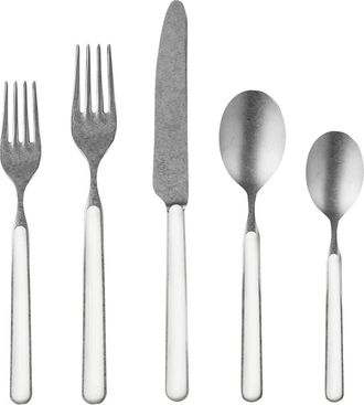 Mepra Fantasia Pewter Flatware Set - 20 Pieces in Porcelain at Nordstrom