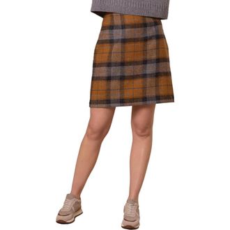 Celtic & Co. British Celt Wool Skirt in Cairngorm Ochre at Nordstrom, Size 4