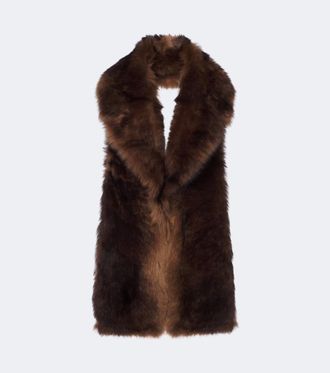 Yves Salomon Shearling vest