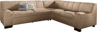 Domo Collection Ecksofa »Norma, moderne Armlehnen, zeitlos und elegant, L-Form« wahlweise mit Bettfunktion