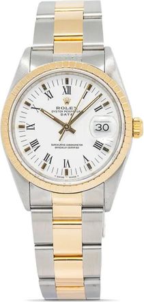 Rolex Date 34mm Pre-owned - Bianco