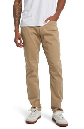 Duer No Sweat Relaxed Tapered Performance Pants in Desert Khaki at Nordstrom, Size 32 X 32