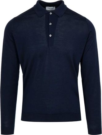 John Smedley Heren, Truien, Blauw, Maat: 2XL Wol