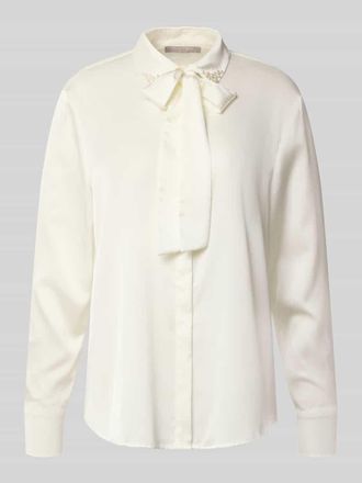 Christian Berg Regular Fit Hemdbluse mit Perlen in Ecru, Gr&ouml;&szlig;e 42